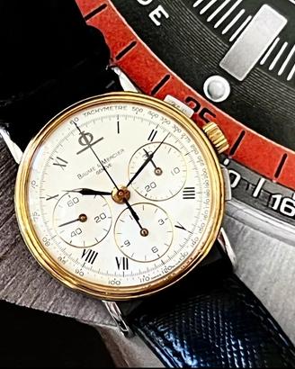 BAUME&MERCIER MEN'S TRICOMPAX VINTAGE WATCH CHRONO