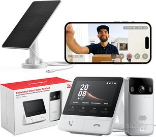 SwitchBot Videocitofono 2K WiFi con Pannello Solar