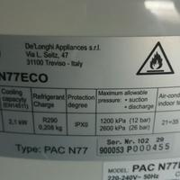 Climatizzatore portatile.