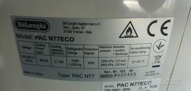 Climatizzatore portatile.