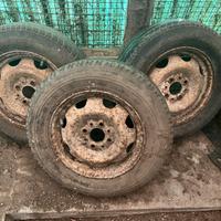 3 gomme con cerchi panda 4x4