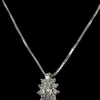 COLLANA ORO DIAMANTI 0,80 CARATI