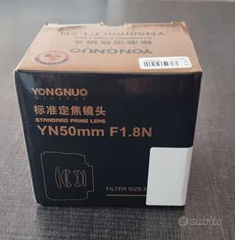 Obiettivo 50 mm  Yongnuo 