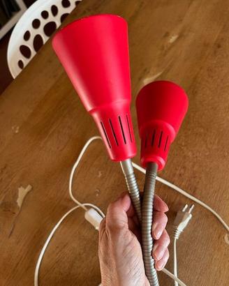 Coppia di lampade vintage Ikea