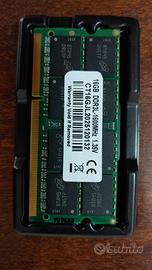 Ram DDR3L 16GB 1600mhz sodimm 12800