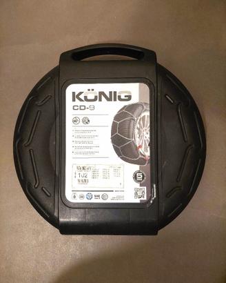CATENE DA NEVE KONIG CD-9 102 DA 9 MM NUOVE