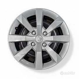 4 cerchi ferro peugeot 207 208 r15 ft5061