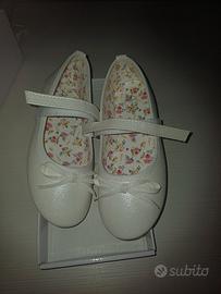 ballerine bianco perla