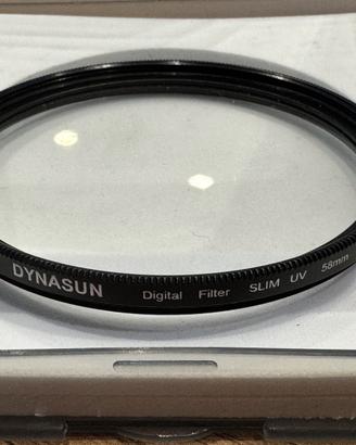 Filtro Dynasum Slim UV 58 mm protezione obiettivo
