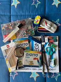 Lotto articoli disegno/scuola