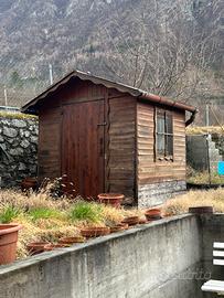 Casetta in legno rustica 2x2 m circa da sistemare