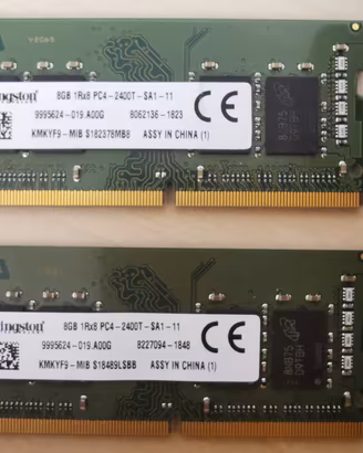 2x8GB Ram Kingston DDR4 PC4-2400T SO-DIMM