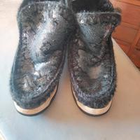 scarpe mou con pailettes