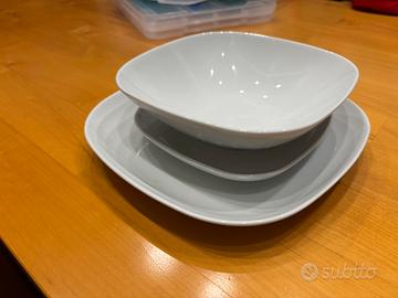 Set 18 piatti ikea bianchi