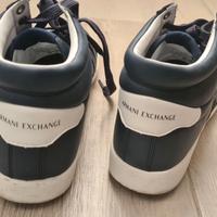 Scarpe armani blu e bianche come nuove n°43,5