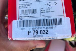 Pasticche Freno Brembo Prime P 79 032 - NUOVE