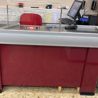 Banco cassa,banco gastronomia,scaffale frutta verd