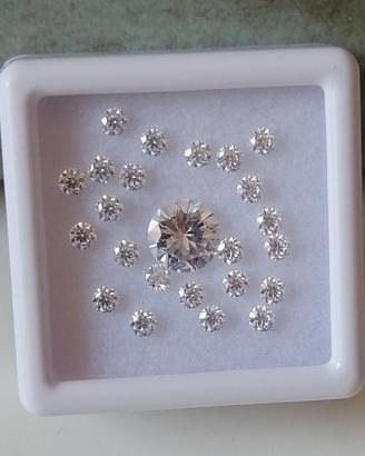 lotto gemme di moissanite 