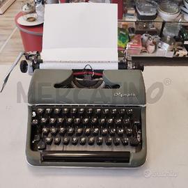 MACCHINA DA SCRIVERE ANNI 50 OLYMPIA GREEN FUNZION