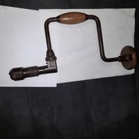 trapano manuale vintage