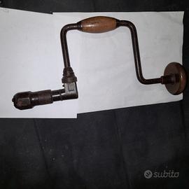 trapano manuale vintage
