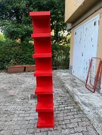 Lack Ikea rosso libreria
