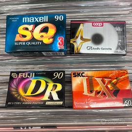 N. 6 Audiocassette vergini sigillate come da foto