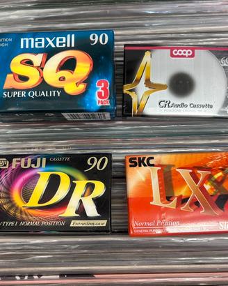 N. 6 Audiocassette vergini sigillate come da foto