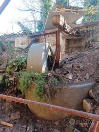 Torchio e macina con vasca, frantoio fine 800