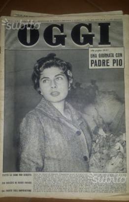 Vecchia rivista oggi del 1955