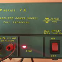 Alimentatore Stabilizzato 7A 13.8V marca ZETAGI