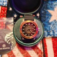 San Martin Orologio automatico titanio e bronzo