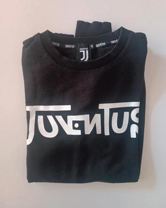Felpa nera girocollo Juventus