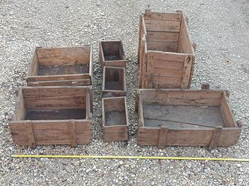 cassa cassetta in legno  vintage