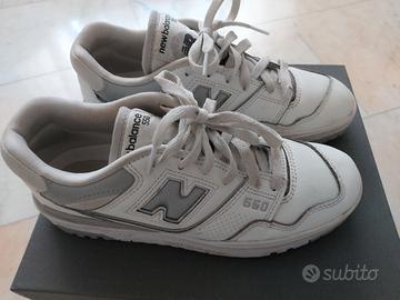 New Balance 550 bianche, numero 40.5EU