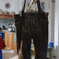 pantaloni  in pelle di  cuoio