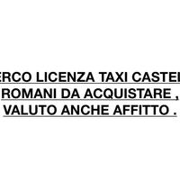 Licenza taxi castelli romani