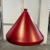 Lampada a sospensione in metallo rosso Ikea