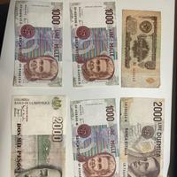 Banconote e miniassegni
