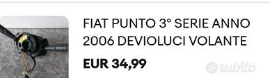 Devioluci  Fiat punto anno 2006