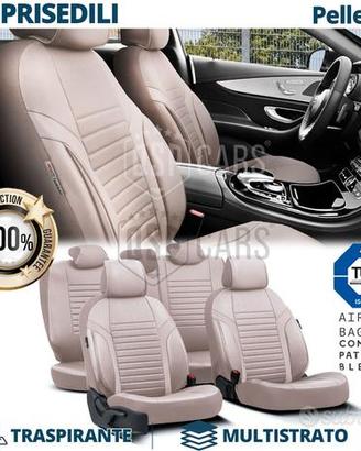 COPRISEDILI per Volkswagen Passat in PELLE Beige