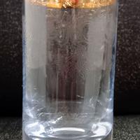 6 BICCHIERI HighBall Orlo ORO decorato Incisioni