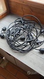 Catene luminosa per esterno con 10 lampadine