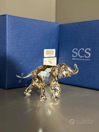 Elefante "oro" Swarovski 