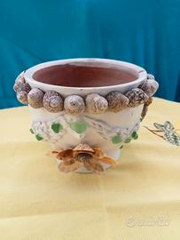 vaso artigianale tema mare
