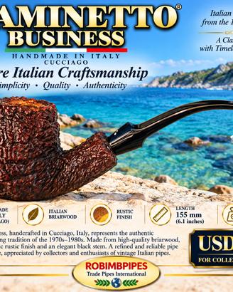 PIPA CAMINETTO BUSINESS CUCCIAGO ANNI 80