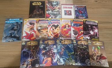 Fumetti di supereroi Marvel e DC
