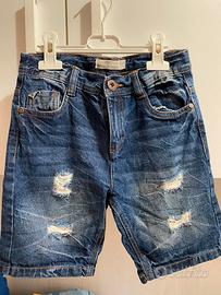 Shorts jeans bambino