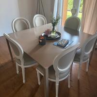 Sedie legno e pelle da soggiorno e altro