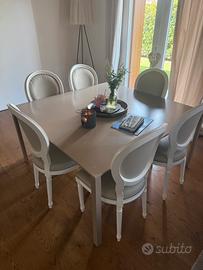 Sedie legno e pelle da soggiorno e altro